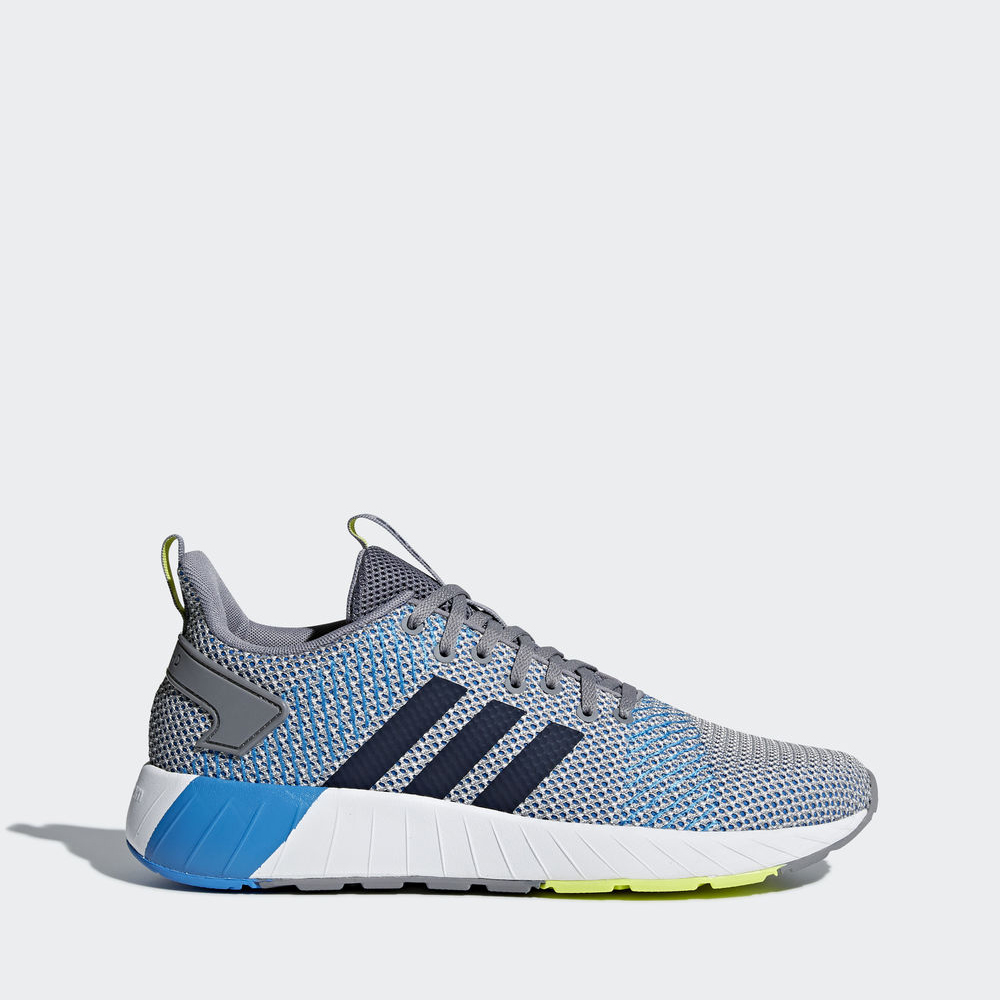 Adidas Questar Byd - αθλητικα παπουτσια ανδρικα - Γκρι/Σκουρο Μπλε/Γκρι,Μέγεθος: EU 36 – 54 2/3 (334